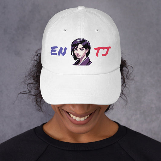 ENTJ Female Pixel Art Embroidered Dad Hat - MindGem