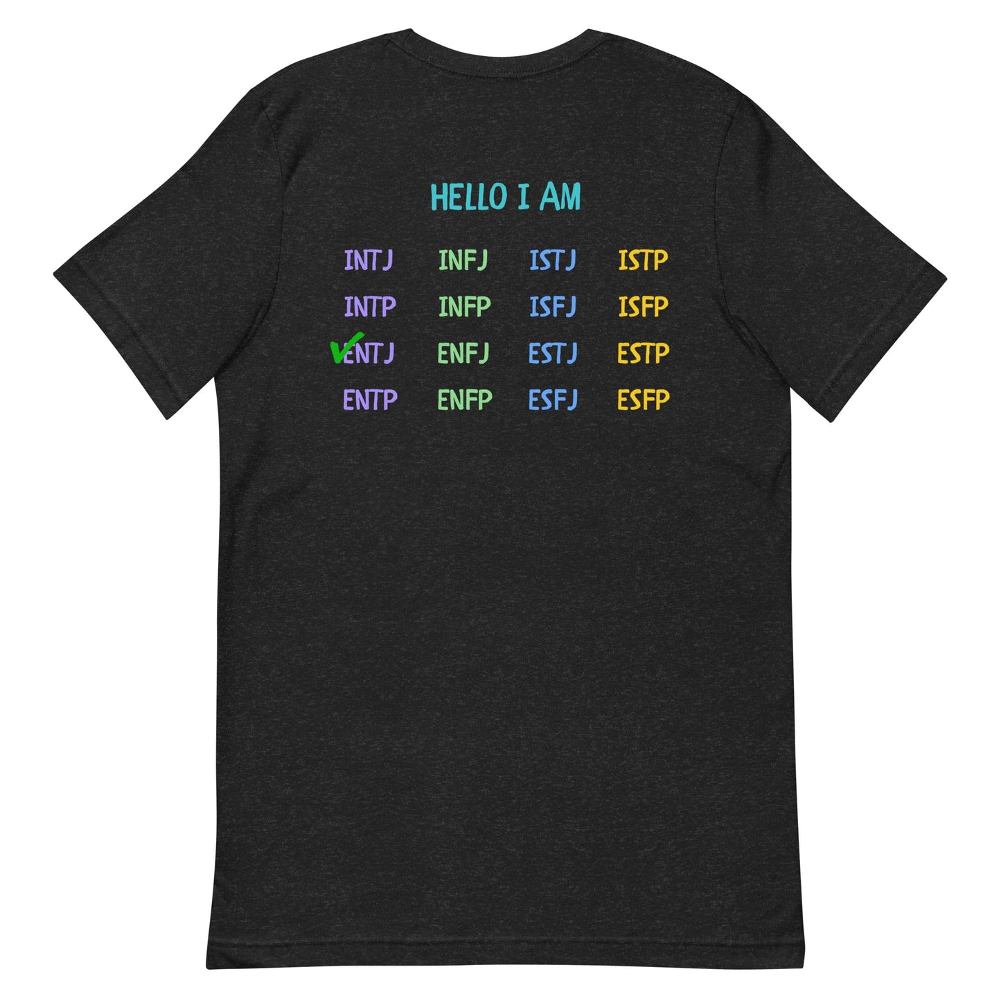 [ENTJ] "Hello I Am" MBTI Personality T-Shirt - MindGem