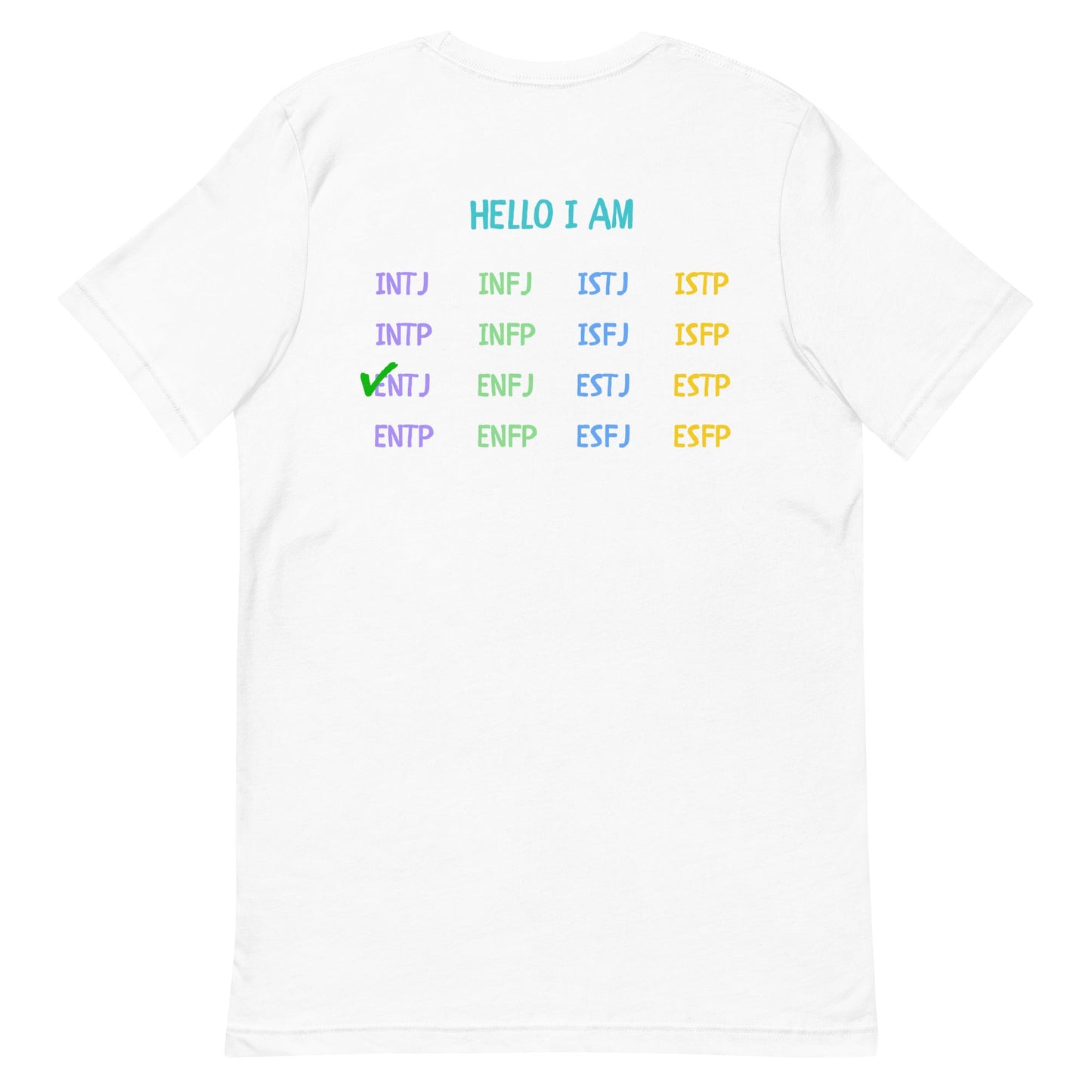[ENTJ] "Hello I Am" MBTI Personality T-Shirt - MindGem