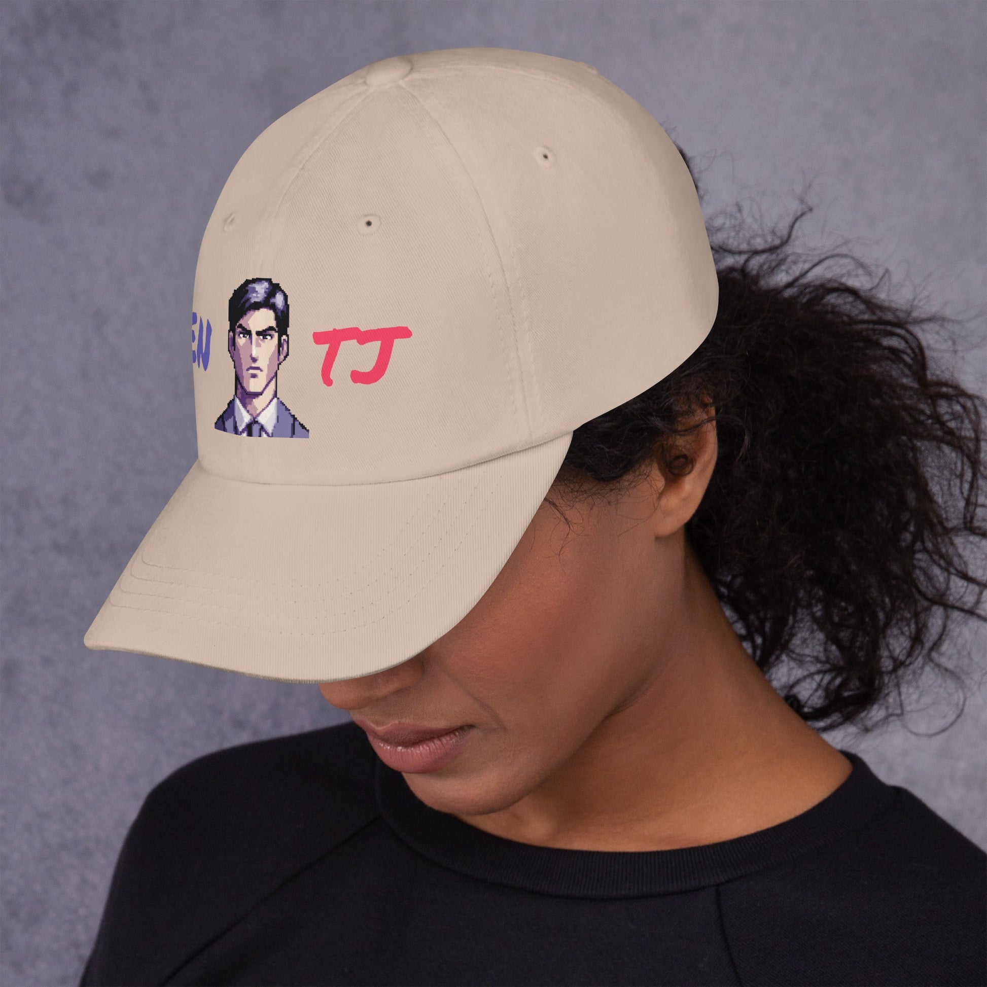 ENTJ Male Pixel Art Embroidered Dad Hat - MindGem