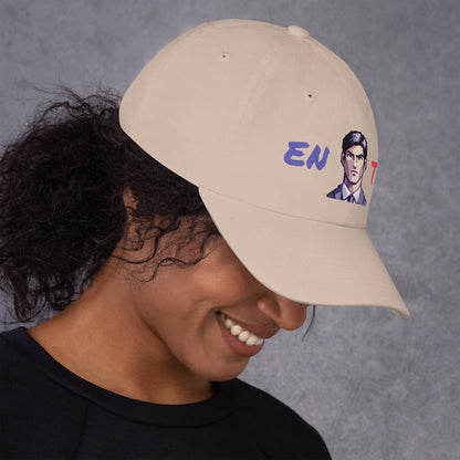 ENTJ Male Pixel Art Embroidered Dad Hat - MindGem