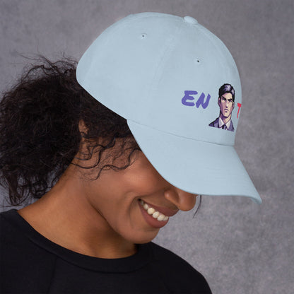 ENTJ Male Pixel Art Embroidered Dad Hat - MindGem