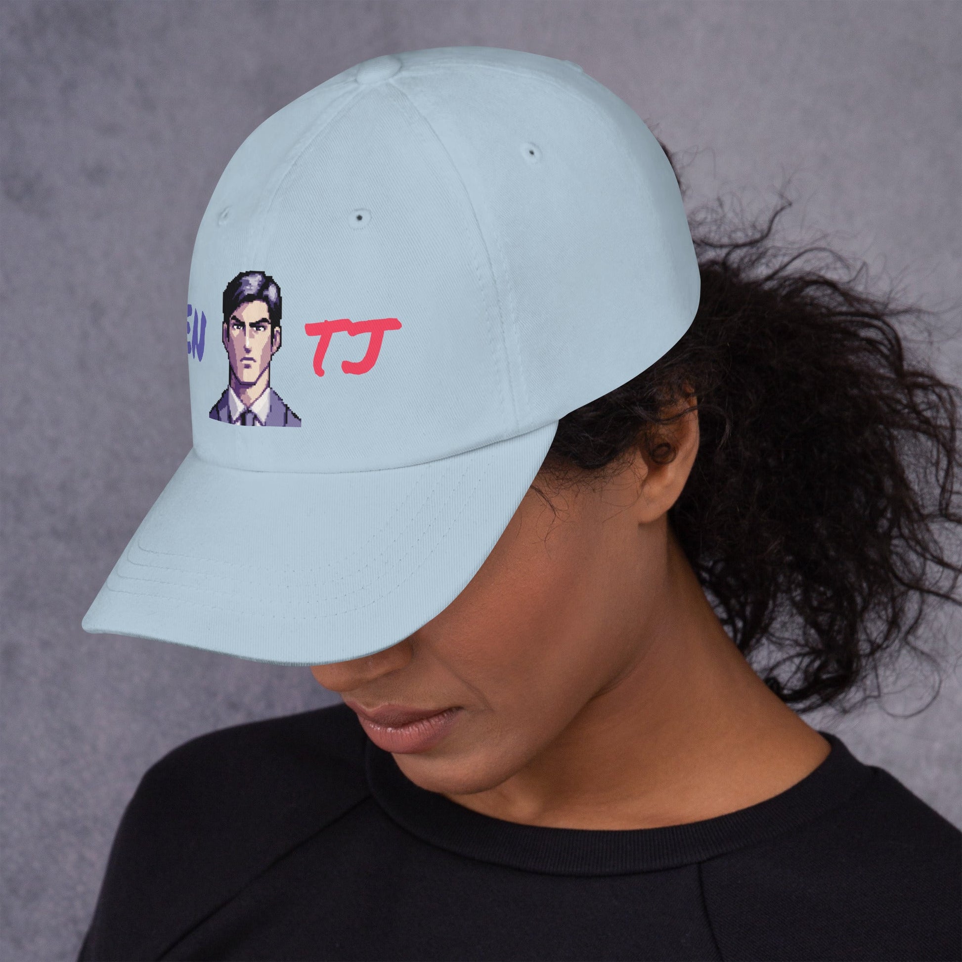 ENTJ Male Pixel Art Embroidered Dad Hat - MindGem