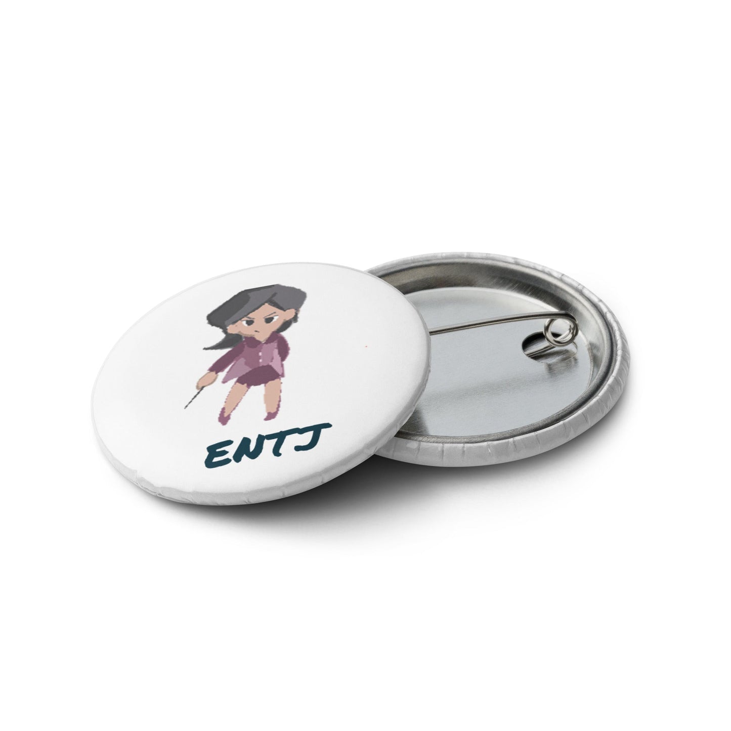 ENTJ Pixel Art Pin Button Set: The Born Commander (5 - Pack) - MindGem