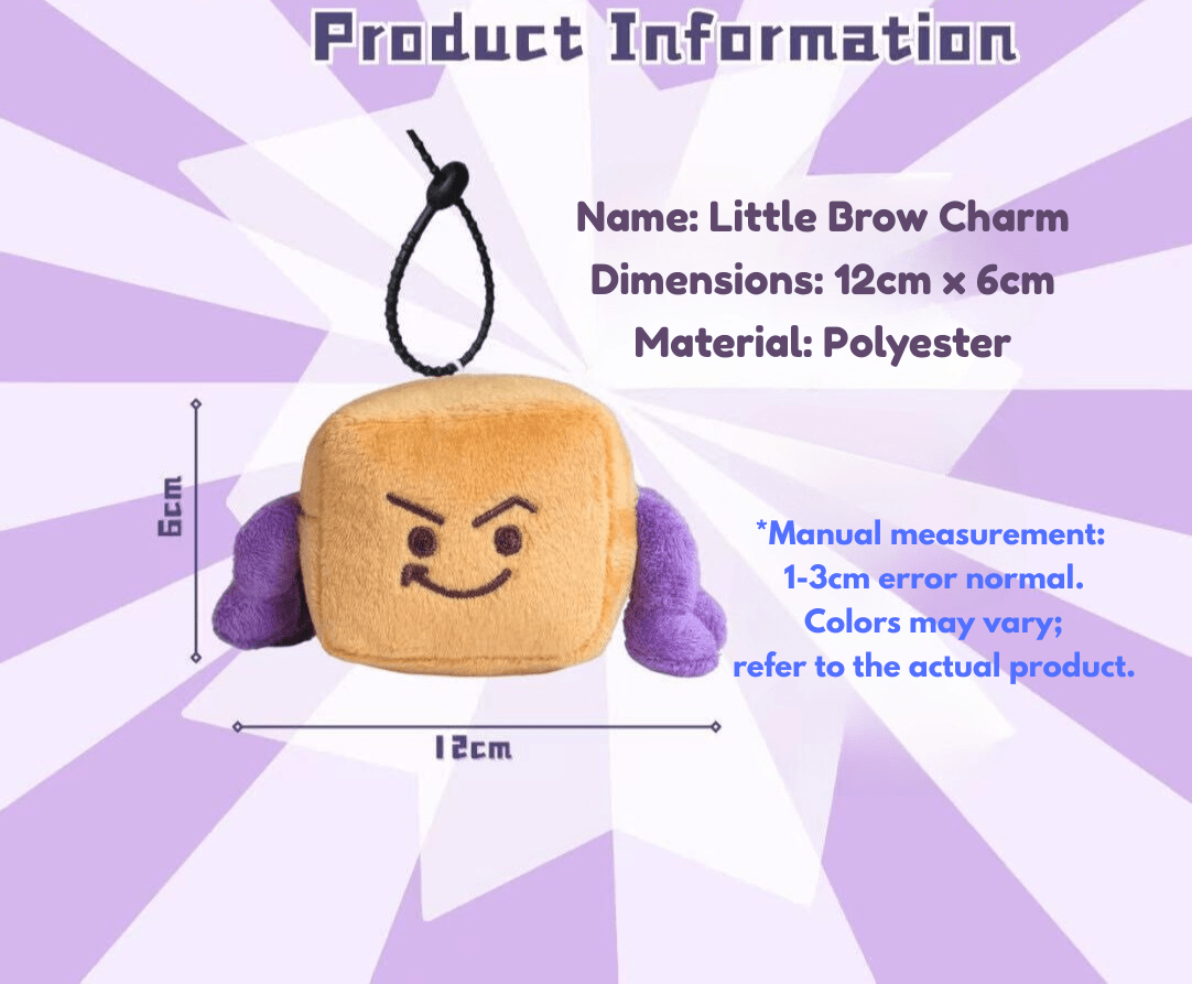 ENTP "Brow Buddy" Plushie (My Tool, My Type) - Magnetic Charm & Tissue Box MBTI Gift - MindGem