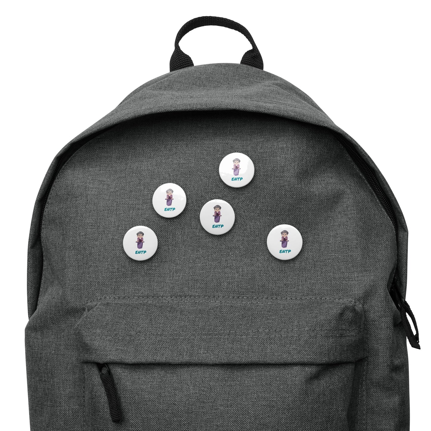 ENTP Pixel Art Pin Button Set: The Innovative Debater (5 - Pack) - MindGem