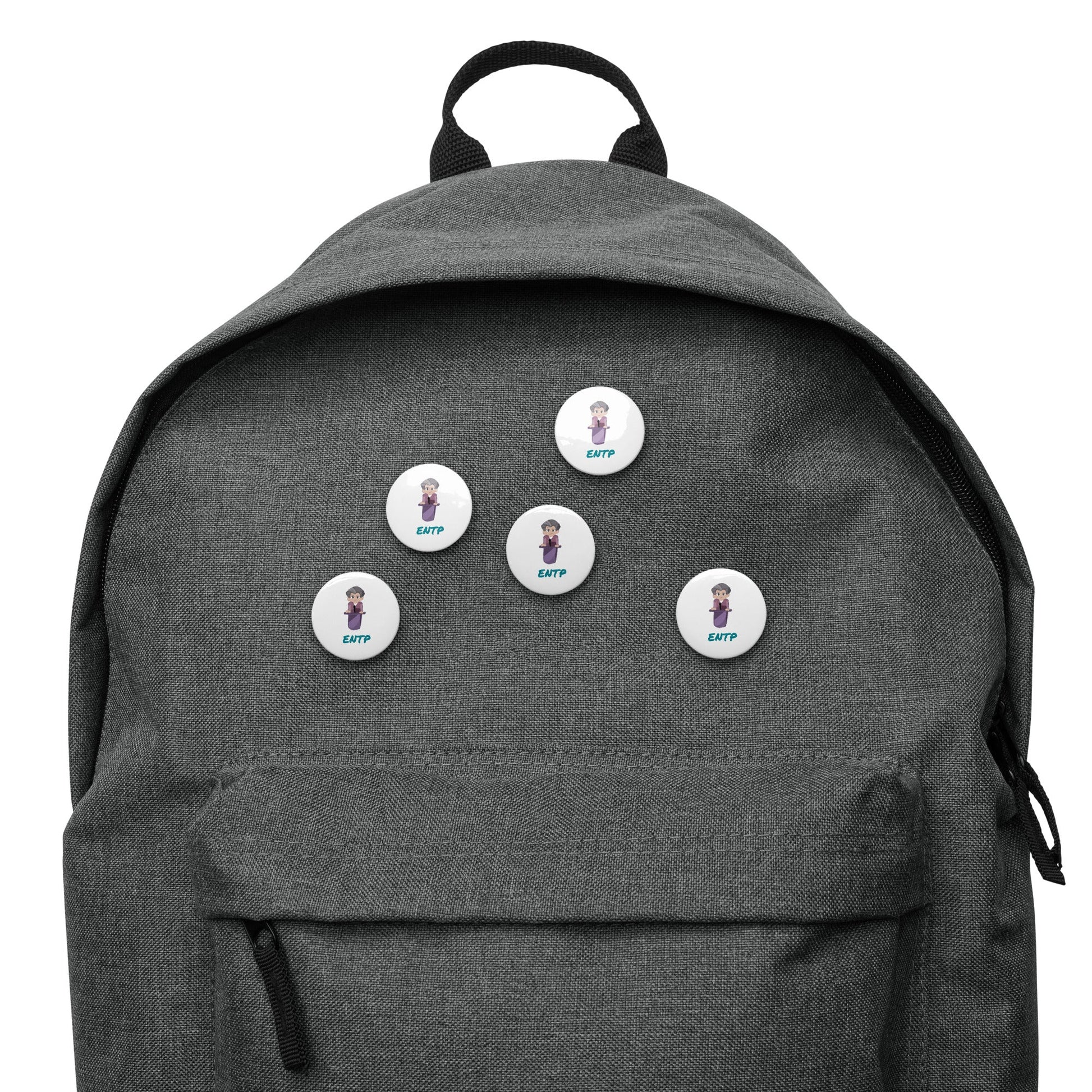 ENTP Pixel Art Pin Button Set: The Innovative Debater (5 - Pack) - MindGem