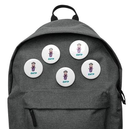 ENTP Pixel Art Pin Button Set: The Innovative Debater (5 - Pack) - MindGem
