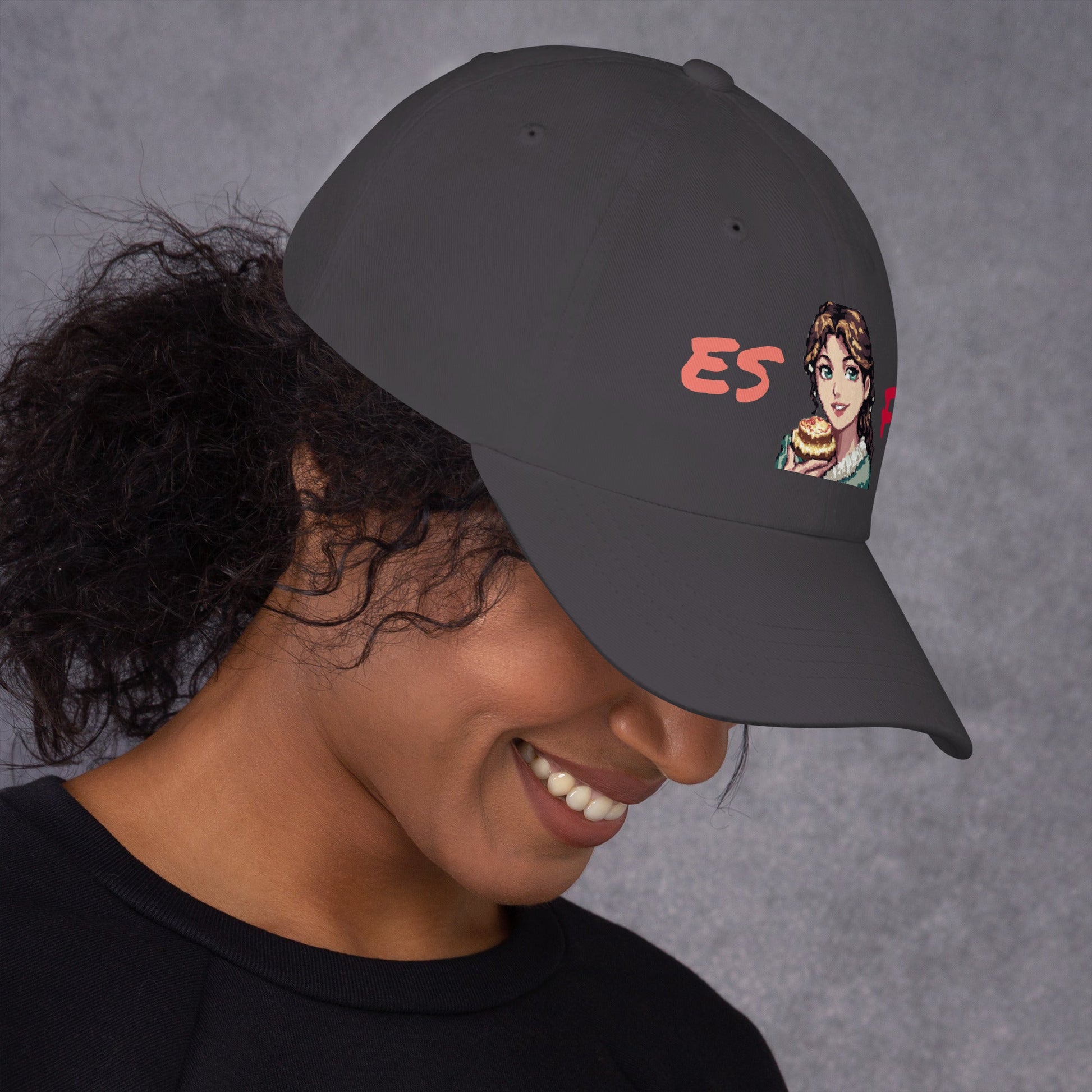 ESFJ Female Pixel Art Embroidered Dad Hat - MindGem