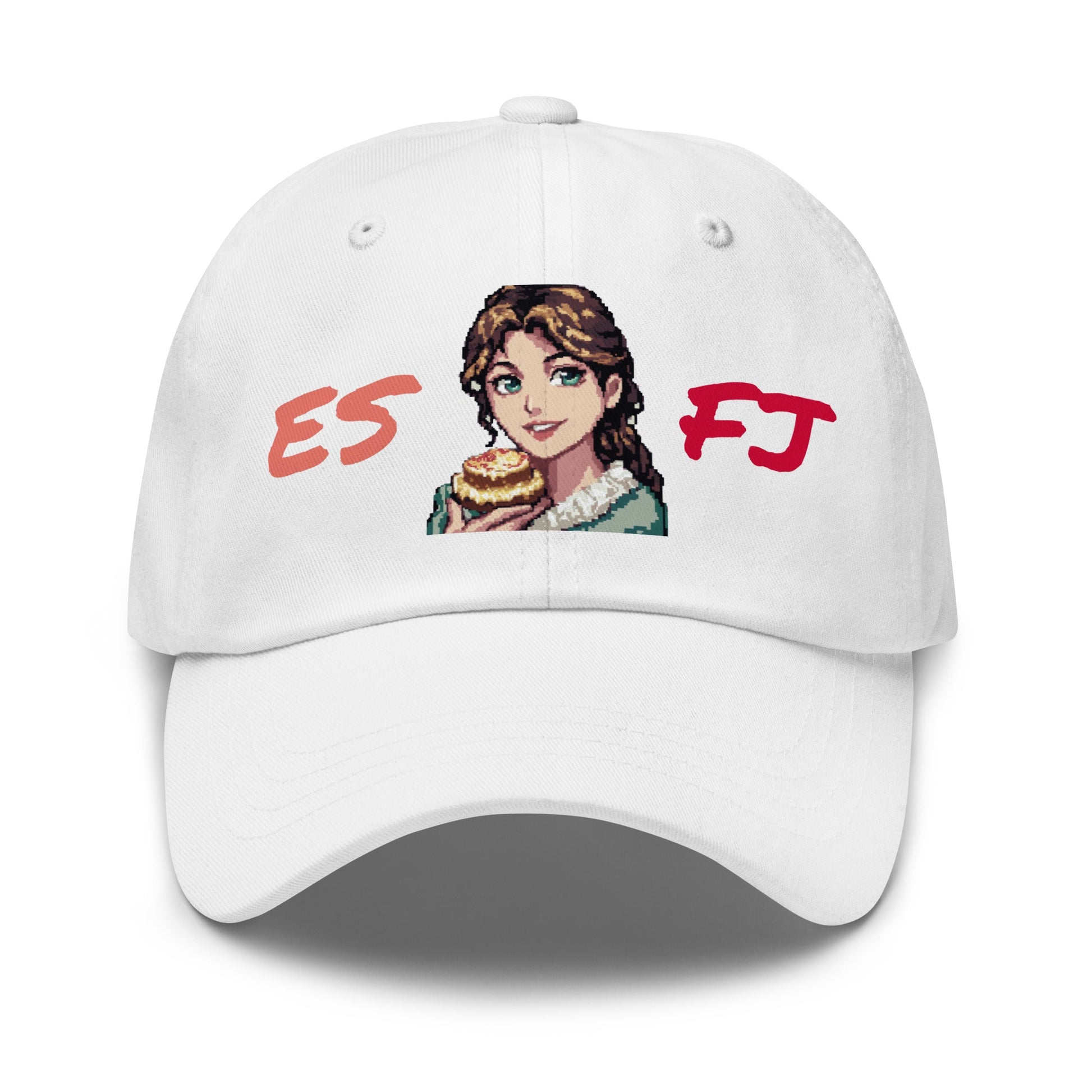 ESFJ Female Pixel Art Embroidered Dad Hat - MindGem