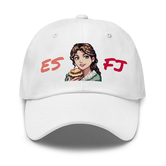 ESFJ Female Pixel Art Embroidered Dad Hat - MindGem