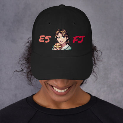 ESFJ Female Pixel Art Embroidered Dad Hat - MindGem