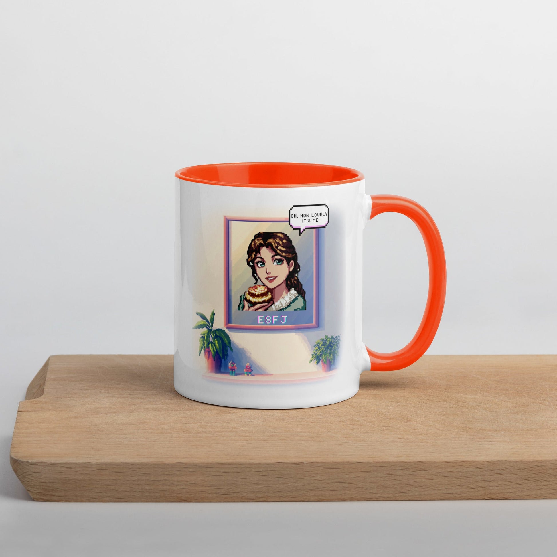 ESFJ Female Pixel Art Mug | "Inner Mirror" | Reflect Your True Self - MindGem