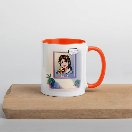ESFJ Female Pixel Art Mug | "Inner Mirror" | Reflect Your True Self - MindGem