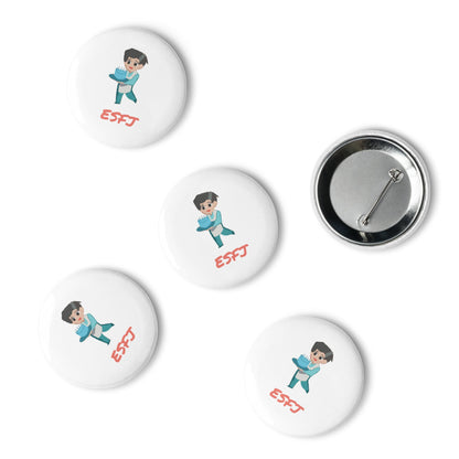 ESFJ Pixel Art Pin Button Set: The Community Consul (5 - Pack) - MindGem