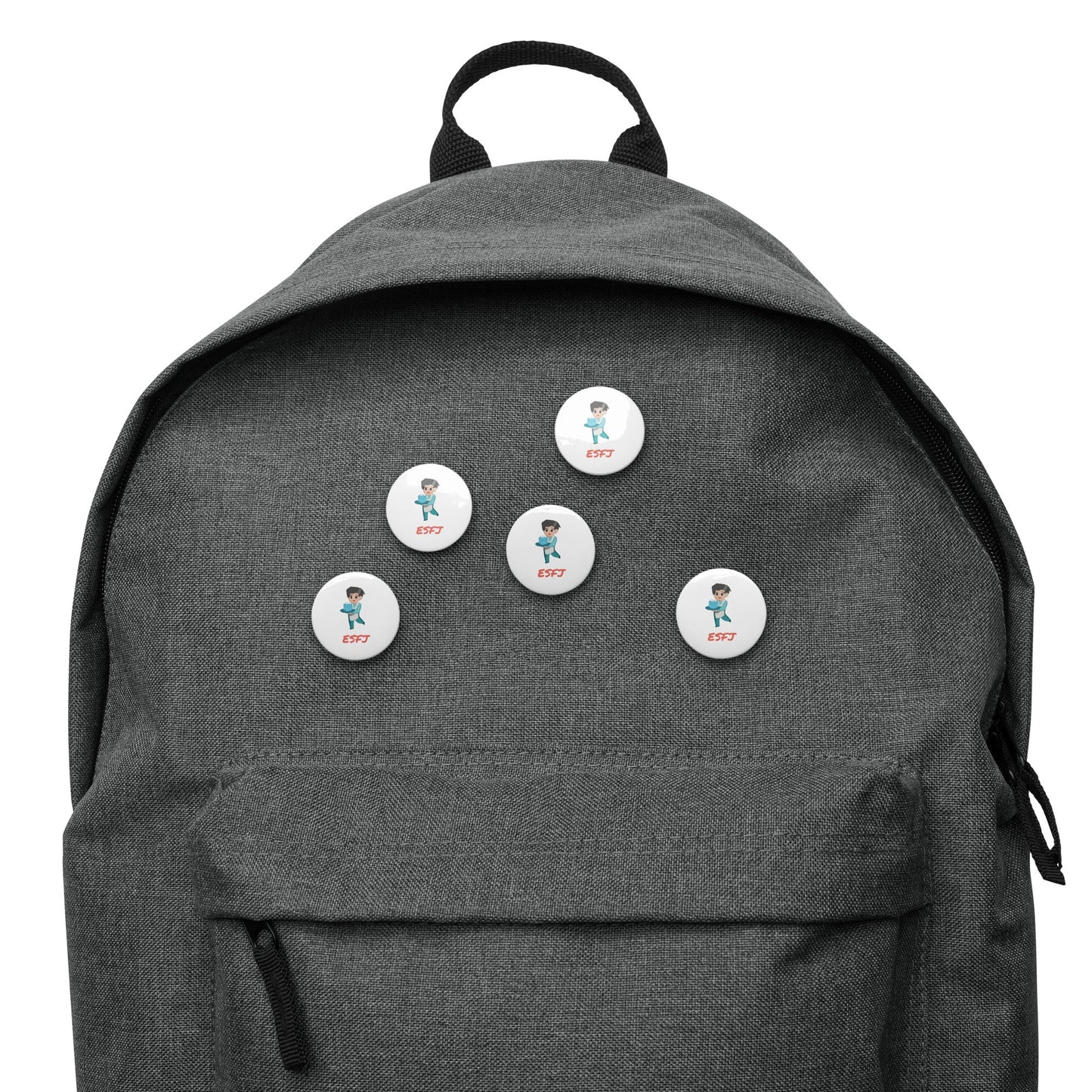 ESFJ Pixel Art Pin Button Set: The Community Consul (5 - Pack) - MindGem