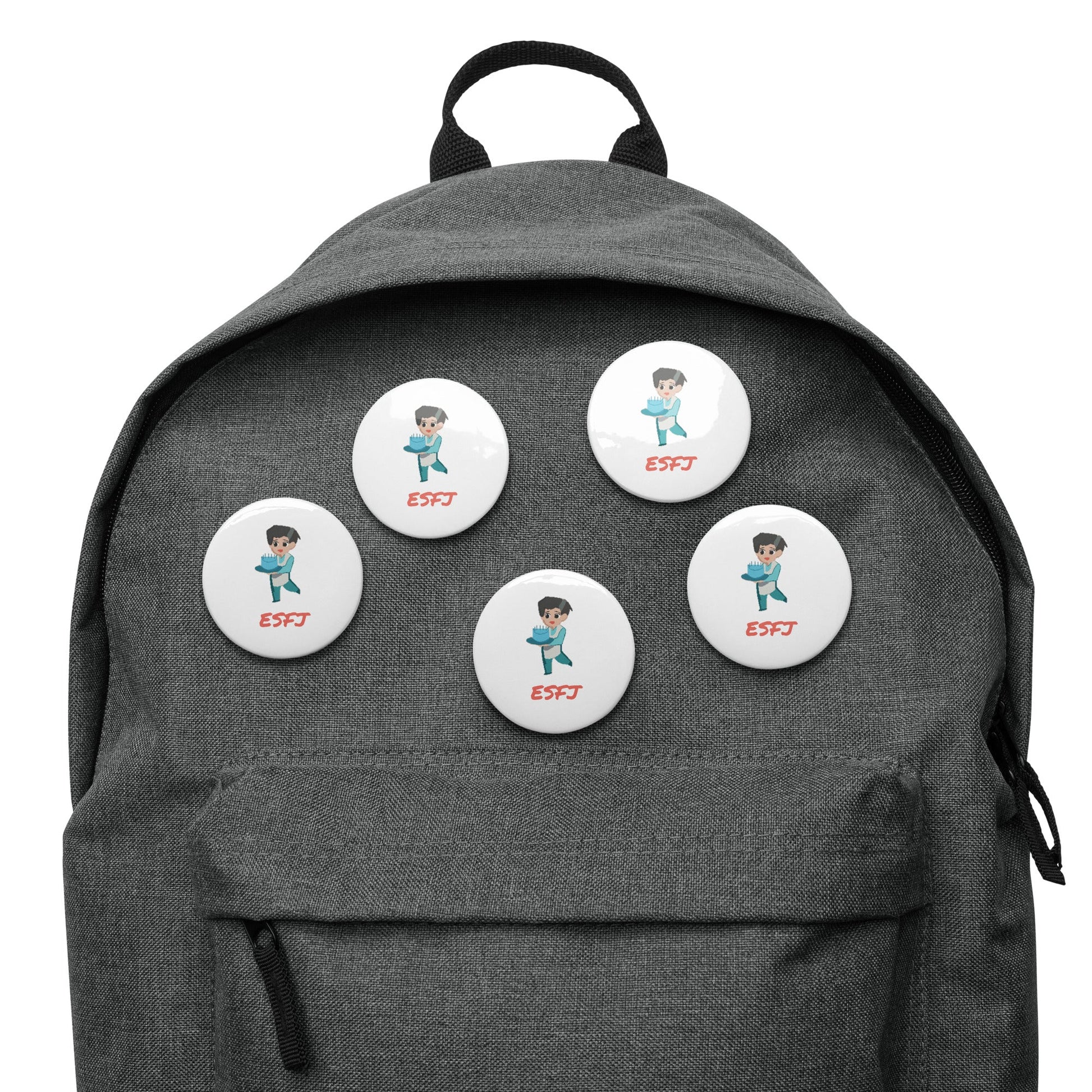 ESFJ Pixel Art Pin Button Set: The Community Consul (5 - Pack) - MindGem