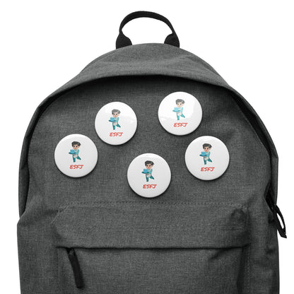 ESFJ Pixel Art Pin Button Set: The Community Consul (5 - Pack) - MindGem