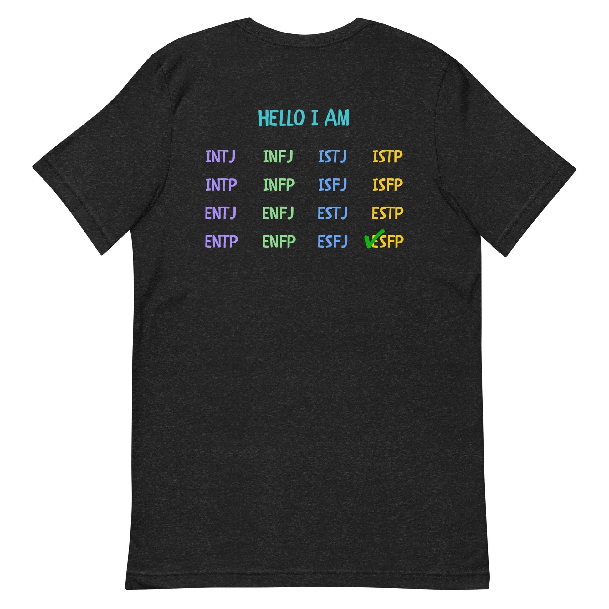 [ESFP] "Hello I Am" MBTI Personality T-Shirt - MindGem
