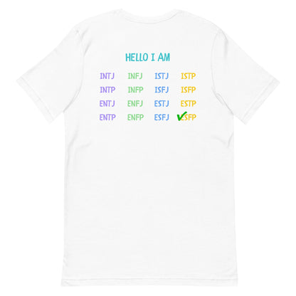 [ESFP] "Hello I Am" MBTI Personality T-Shirt - MindGem