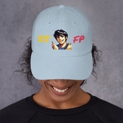 ESFP Male Pixel Art Embroidered Dad Hat - MindGem