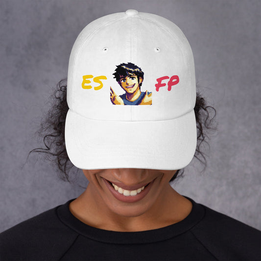 ESFP Male Pixel Art Embroidered Dad Hat - MindGem