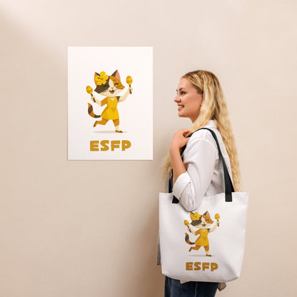 ESFP Tote Bag | The Personality Cats Tote | MBTI Accessories - MindGem