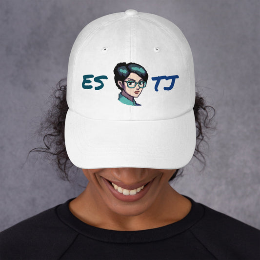 ESTJ Female Pixel Art Embroidered Dad Hat - MindGem
