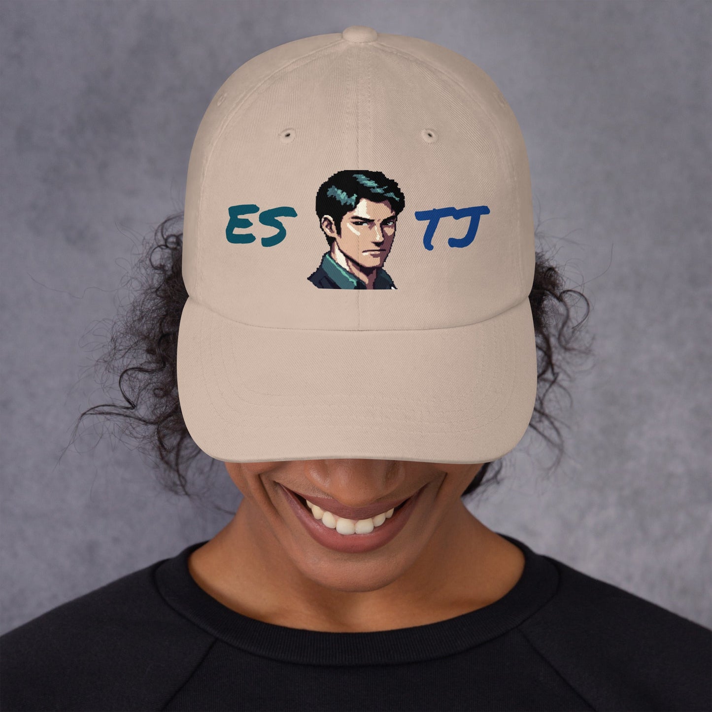 ESTJ Male Pixel Art Embroidered Dad Hat - MindGem