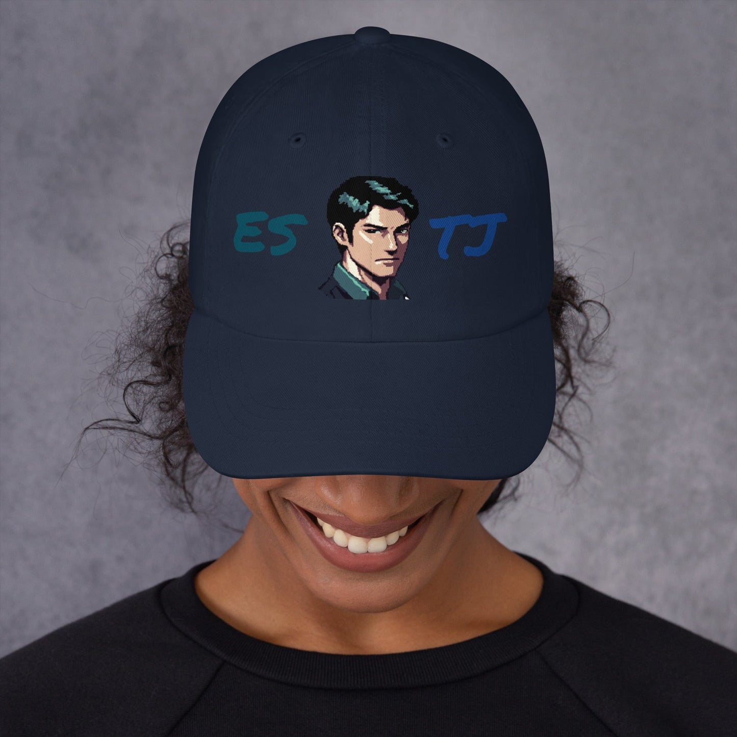 ESTJ Male Pixel Art Embroidered Dad Hat - MindGem