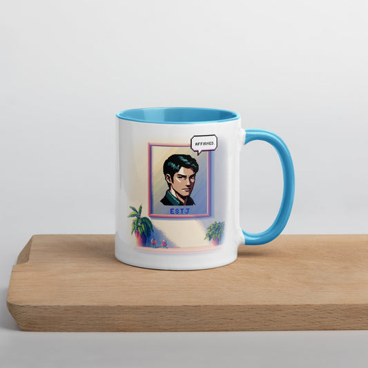 ESTJ Male Pixel Art Mug | "Inner Mirror" | Reflect Your True Self - MindGem