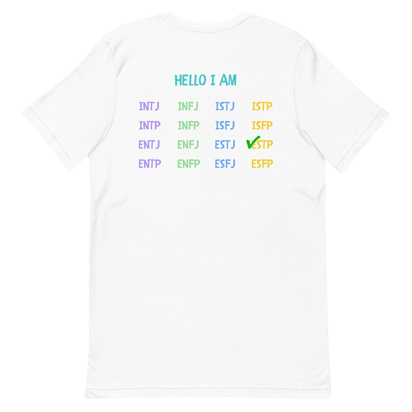 [ESTP] "Hello I Am" MBTI Personality T-Shirt - MindGem