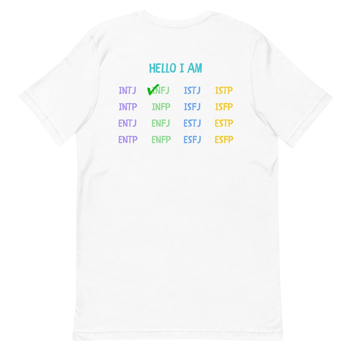 [INFJ] "Hello I Am" MBTI Personality T-Shirt - MindGem
