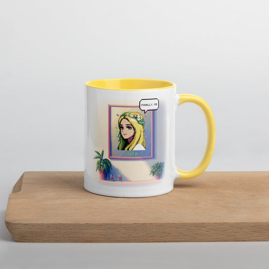 INFP Female Pixel Art Mug | "Inner Mirror" | Reflect Your True Self - MindGem