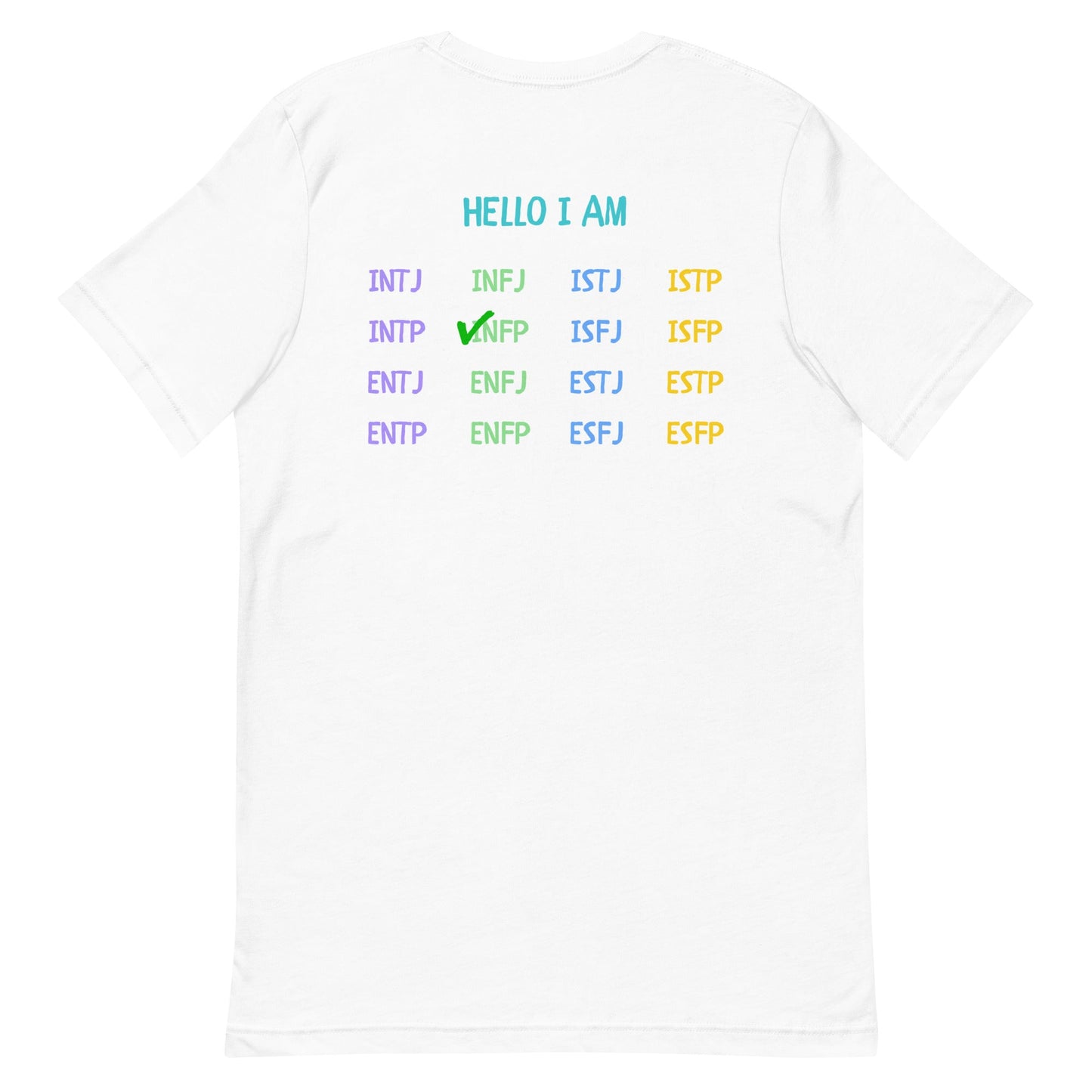 [INFP] "Hello I Am" MBTI Personality T-Shirt - MindGem