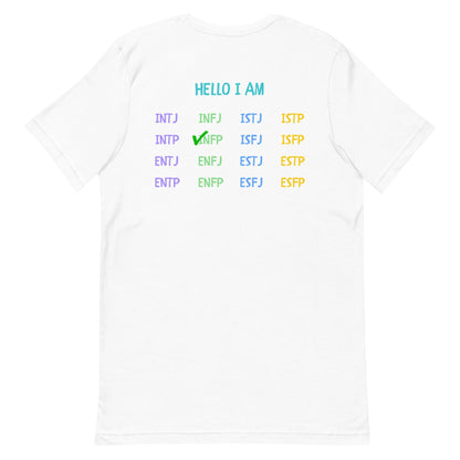 [INFP] "Hello I Am" MBTI Personality T-Shirt - MindGem