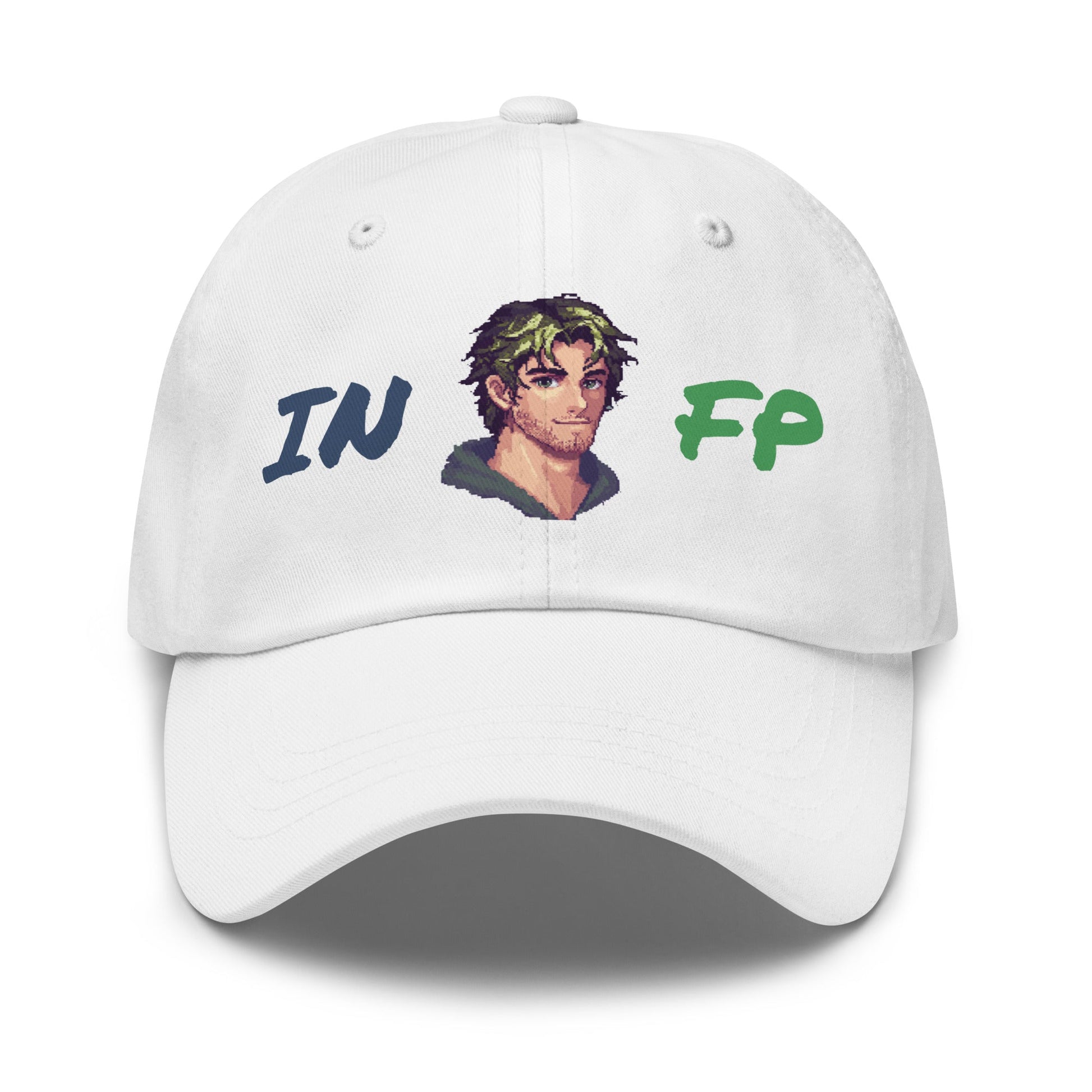 INFP Male Pixel Art Embroidered Dad Hat - MindGem