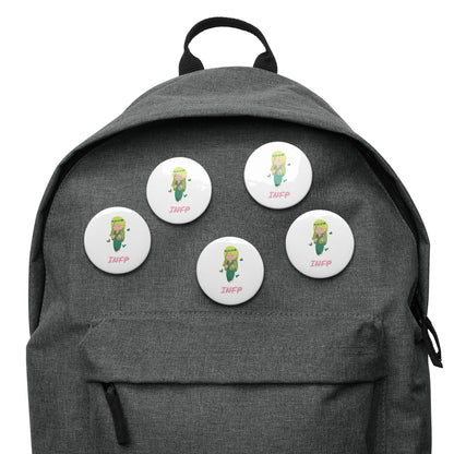 INFP Pixel Art Pin Button Set: The Idealistic Mediator (5 - Pack) - MindGem