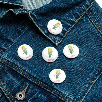 INFP Pixel Art Pin Button Set: The Idealistic Mediator (5 - Pack) - MindGem