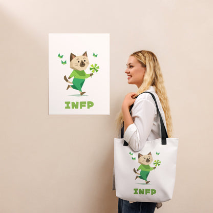 INFP Tote Bag | The Personality Cats Tote | MBTI Accessories - MindGem