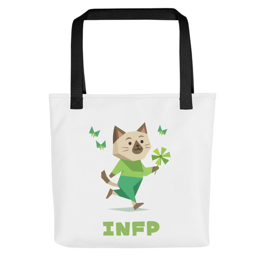 INFP Tote Bag | The Personality Cats Tote | MBTI Accessories - MindGem