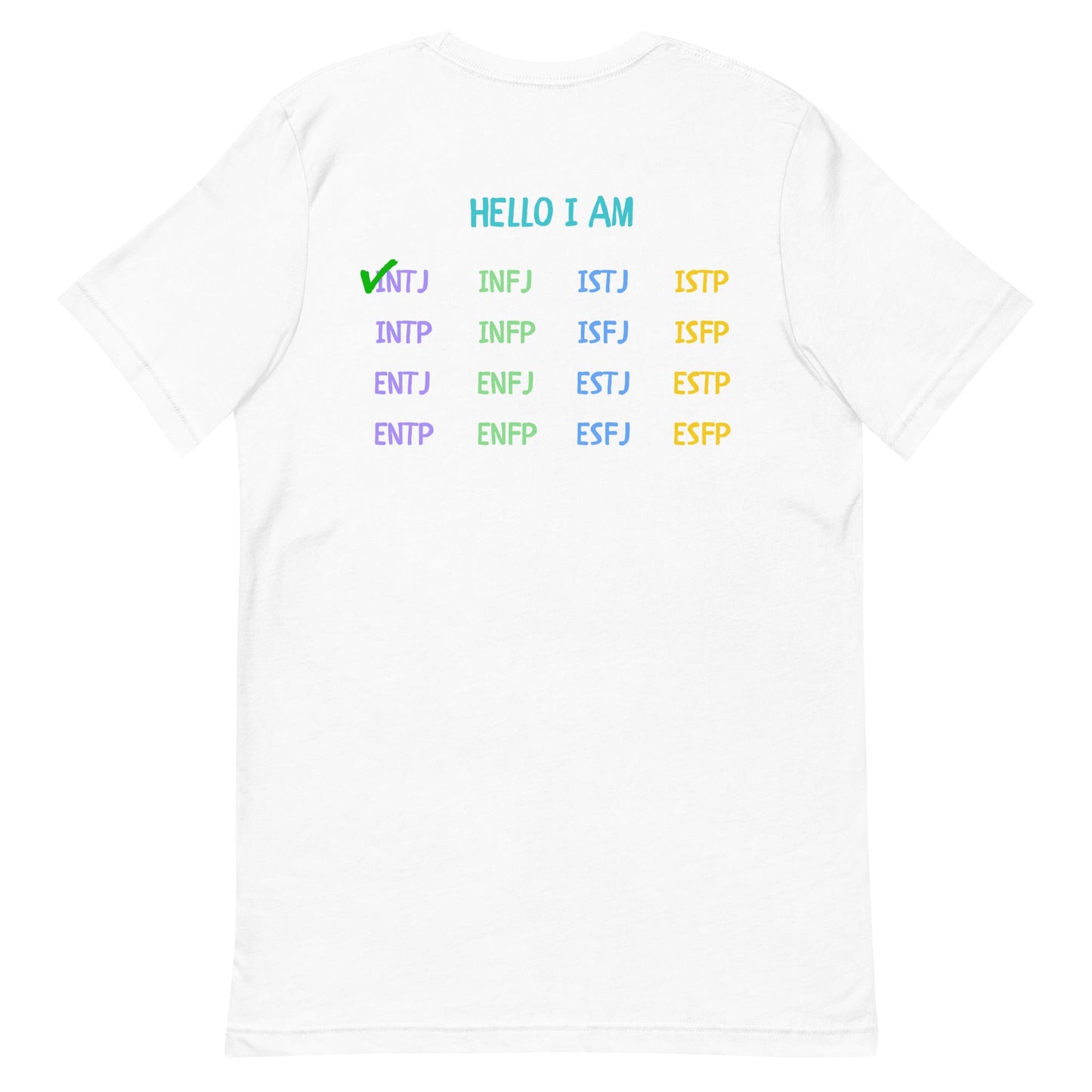 [INTJ] "Hello I Am" MBTI Personality T-Shirt - MindGem