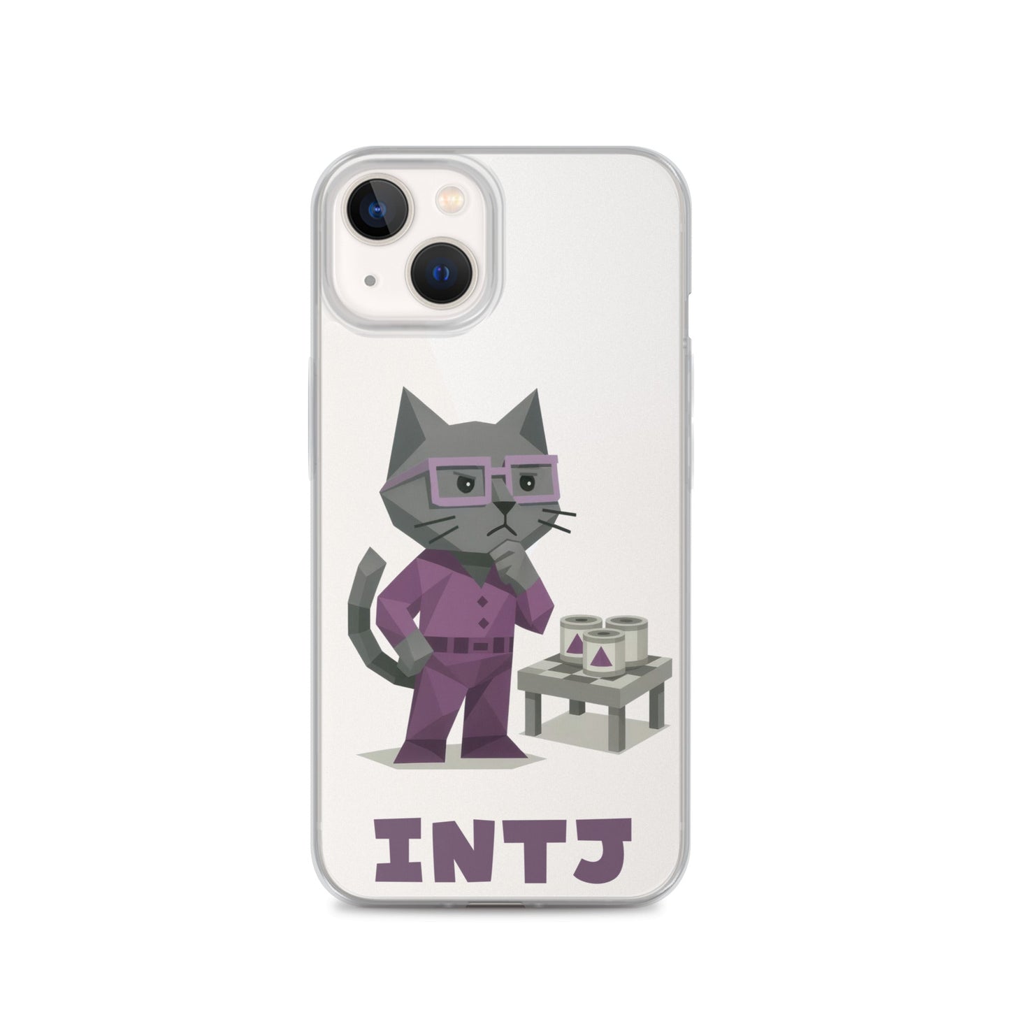 INTJ iPhone Case | The Personality Cats Case | MBTI Accessories - MindGem
