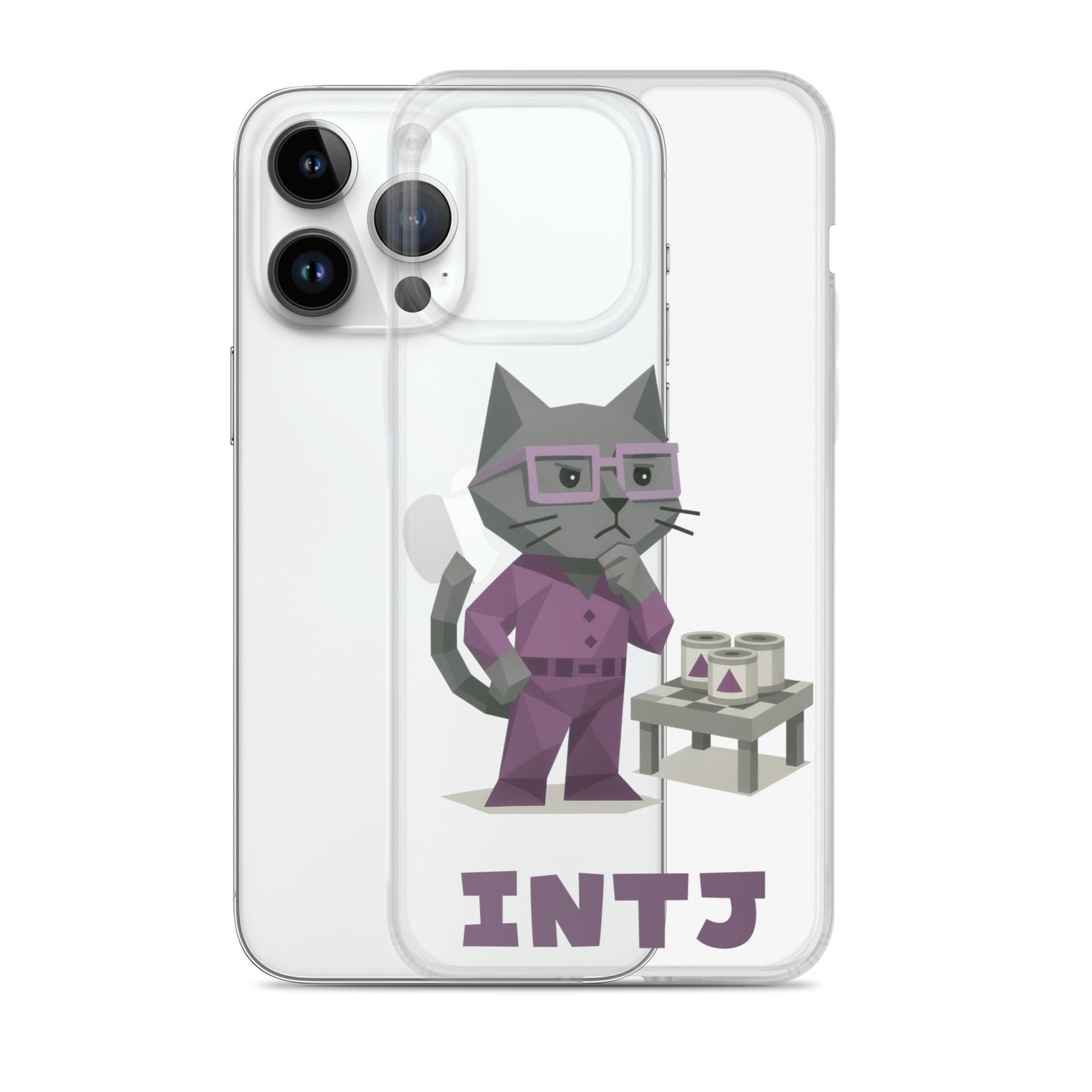 INTJ iPhone Case | The Personality Cats Case | MBTI Accessories - MindGem