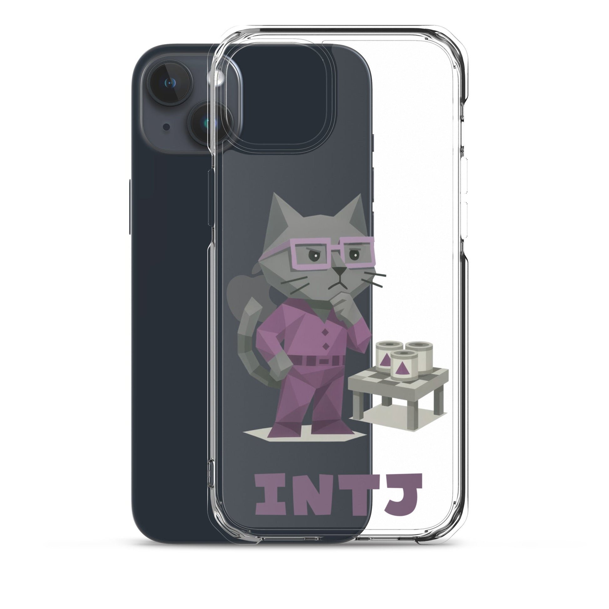 INTJ iPhone Case | The Personality Cats Case | MBTI Accessories - MindGem