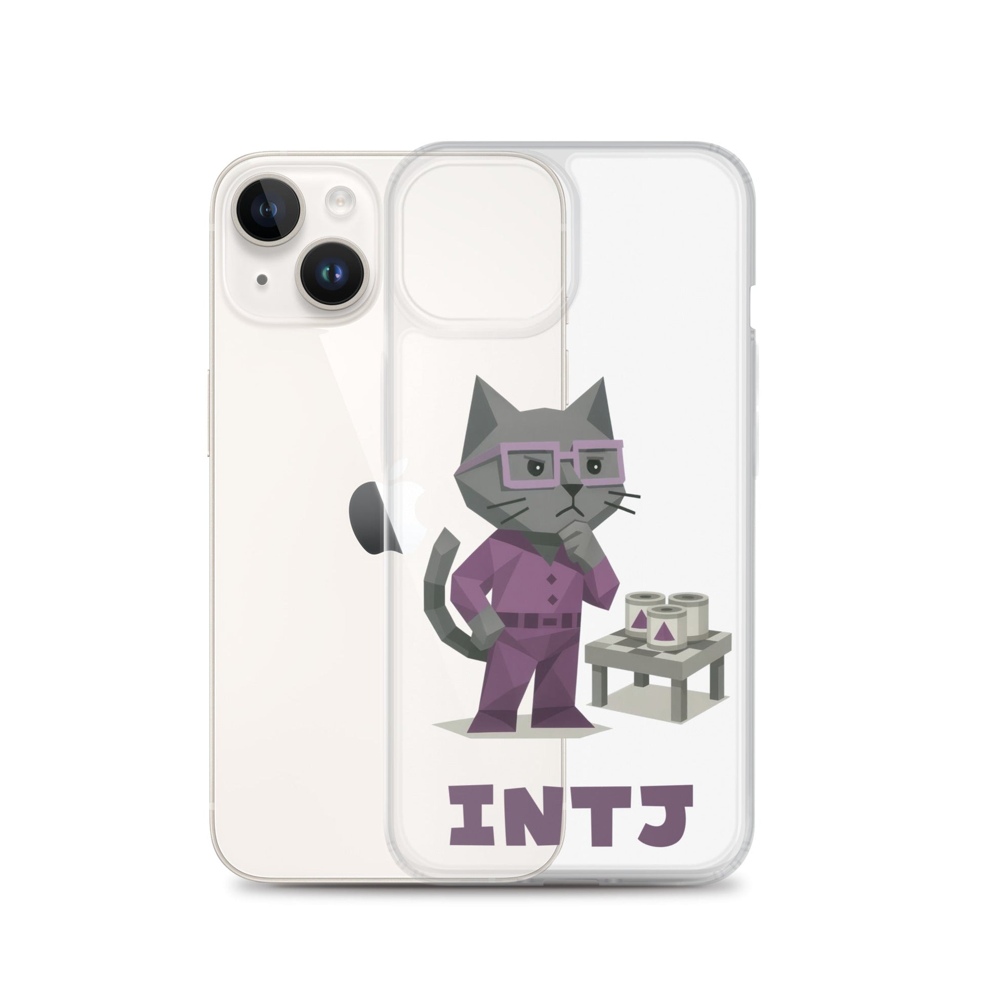 INTJ iPhone Case | The Personality Cats Case | MBTI Accessories - MindGem