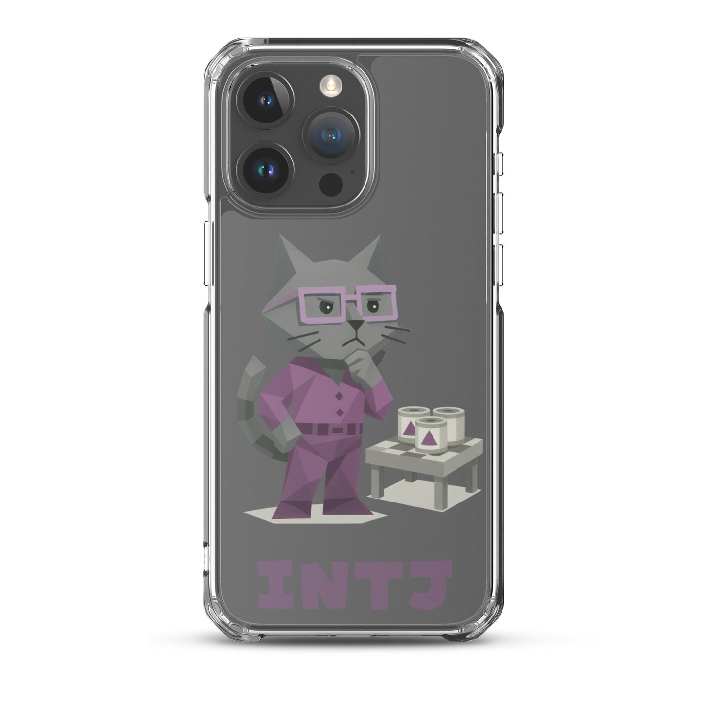 INTJ iPhone Case | The Personality Cats Case | MBTI Accessories - MindGem