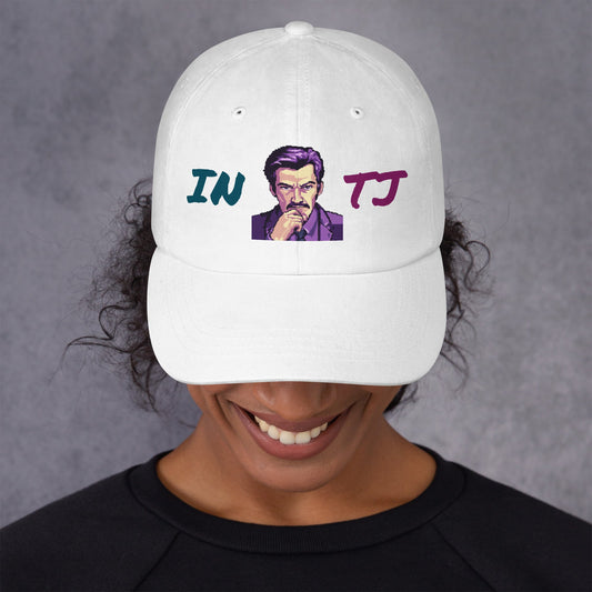 INTJ Male Pixel Art Embroidered Dad Hat - MindGem