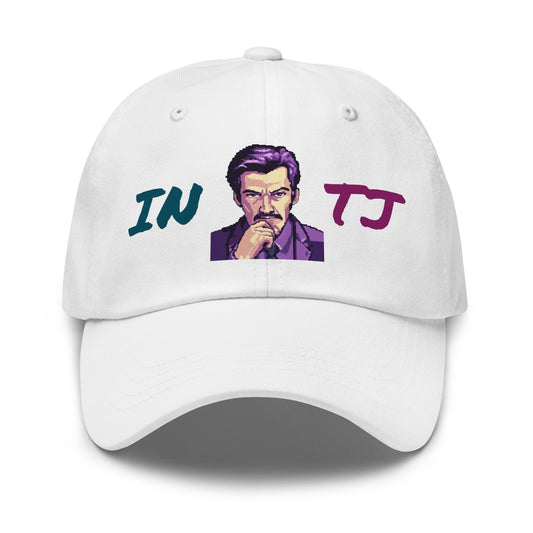 INTJ Male Pixel Art Embroidered Dad Hat - MindGem