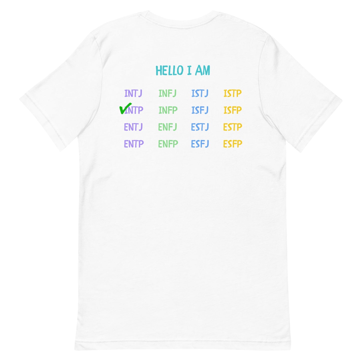 [INTP] "Hello I Am" MBTI Personality T-Shirt - MindGem